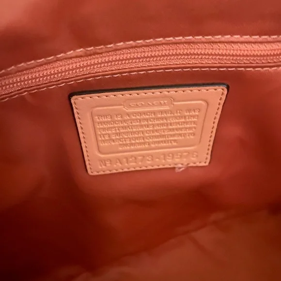 Coach Elegant Shell-Embroidered Tote Bag - Picture 5 of 11